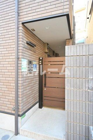 練馬区貫井１丁目のアパートのエントランス