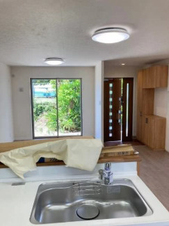 南城市玉城新築戸建て　Ｃ棟のキッチン