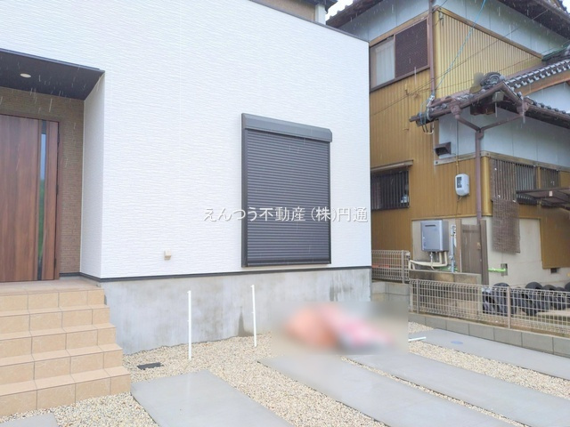 中須町2期の前面道路含む現地写真