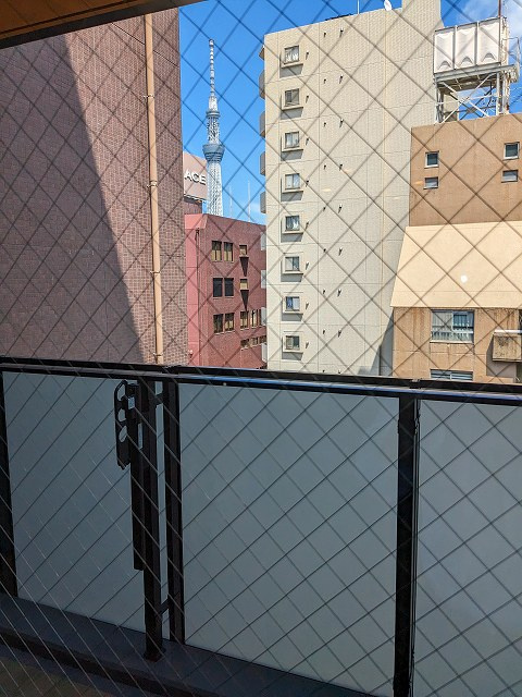 ミリアレジデンス浅草駒形の展望|9F眺望