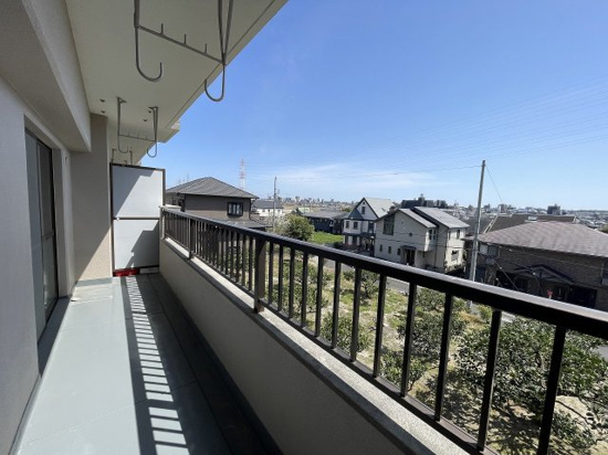 ドミール藤井のバルコニー