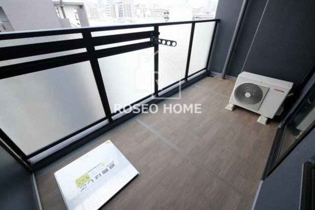 ファーストフィオーレ九条Ⅱのバルコニー