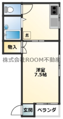 クレストコートBの間取り