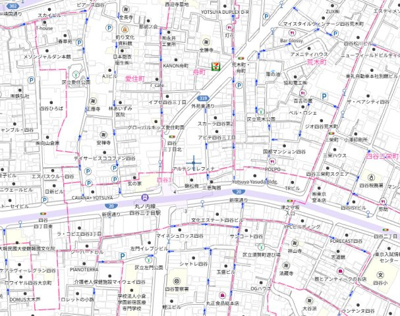 【地図】 | 新宿区船町アルテシモレフィナ