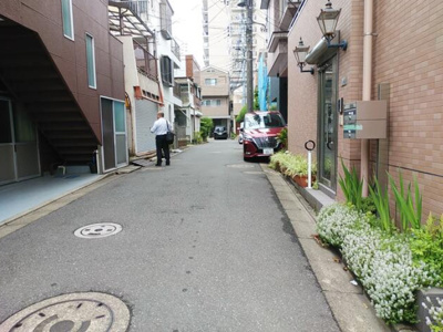 【前面道路含む現地写真】 | 江東区東砂１丁目の売地