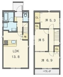 Ｐｉｎｅ　ＶｉｌｌａｇｅＣの間取り