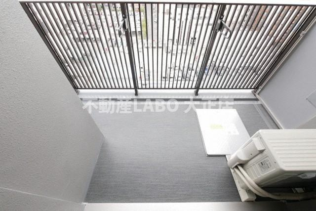 アーバネックス難波westのバルコニー