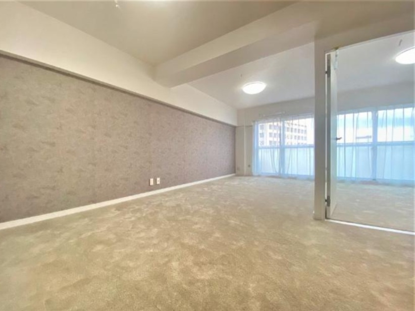 メイツ柏Cの居間・リビング|使いやすいリビングです