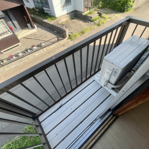 グランドール登別本町のバルコニー