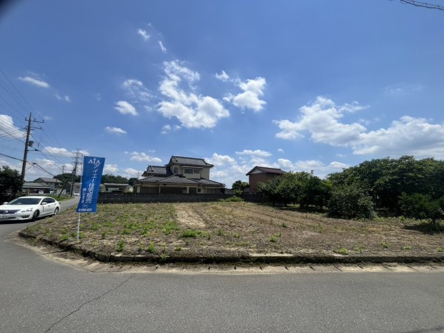 土地 狭山市上奥富の前面道路含む現地写真|前面道路幅員約５ｍ