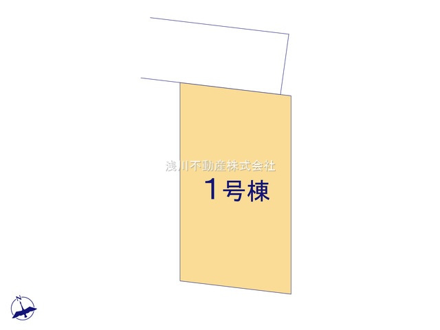 八王子市　大楽寺町　新築一戸建て　３０期の区画図|～4.5ｍ道路に面している整形地～