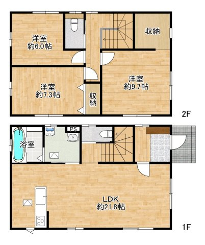仙台市青葉区錦ケ丘4丁目の間取り