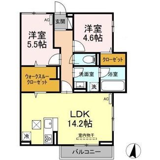 【間取り】 | D-residence西町 | 2LDK