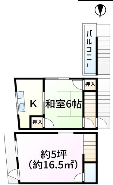 大阪市淀川区三国本町３丁目の店舗一部
