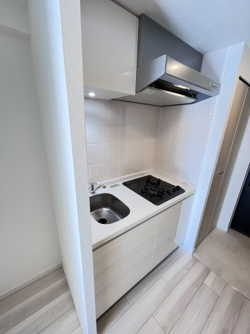 大阪市都島区都島北通２丁目の賃貸マンションのキッチン