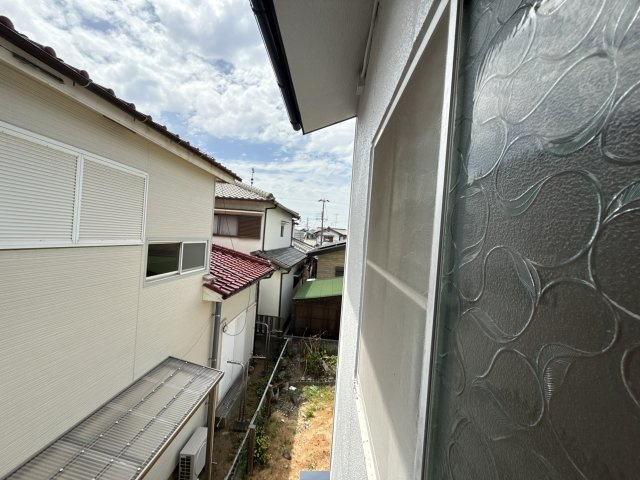 松和荘のバルコニー