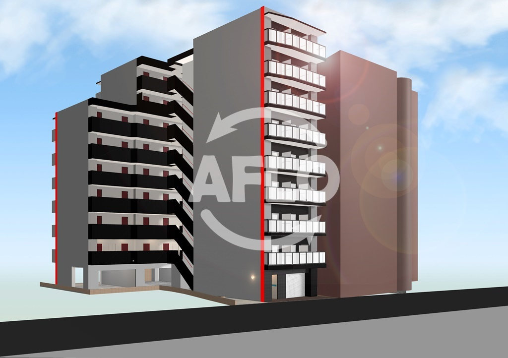 グランパシフィック玉出の外観パース|グランパシフィック玉出　外観パース