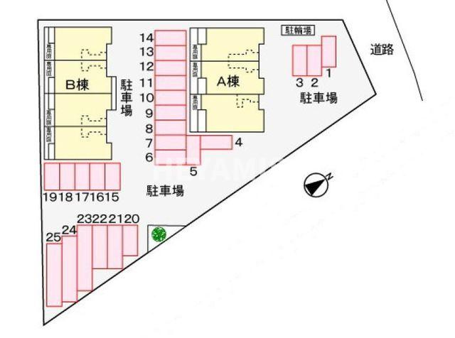エスポアメゾンAの区画図