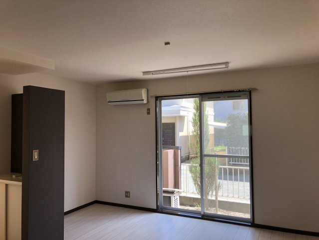 グリーンビレッジ江口のバルコニー|陽当たり良好なバルコニーです