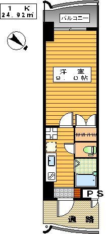 ロイヤル日赤通りの間取り