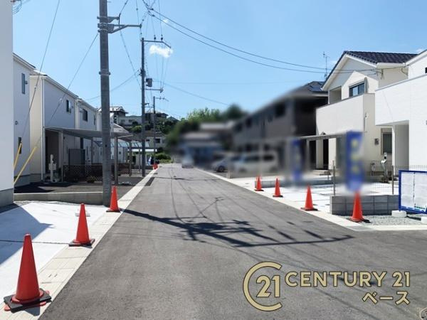桜井市河西 ２号地／新築一戸建の前面道路含む現地写真|■現地撮影写真■近鉄・ＪＲ「桜井駅」まで徒歩圏内！利便性の良い住環境です！
