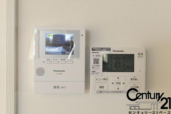 桜井市慈恩寺 ２号地 ／一戸建の内装|■現地撮影写真■ＴＶモニター付きインターホンで防犯対策もバッチリ！来客も一目でわかり安心です！