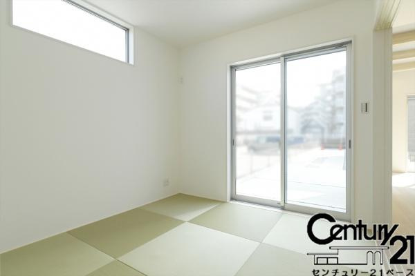 桜井市慈恩寺 ２号地 ／一戸建の和室|■現地撮影写真■和室はお客様をお通しするのにピッタリ！ご家族がくつろぐ空間としてもご利用いただけます！