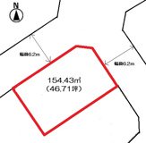 坂戸市鶴舞3丁目売地【建築条件付】の画像