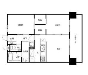 YAKUIN SQUAREの間取り