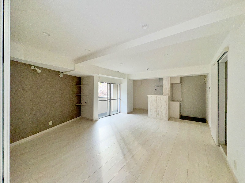 広島市東区牛田新町１丁目の賃貸マンションの居間・リビング|ゆったり過ごせる居間です