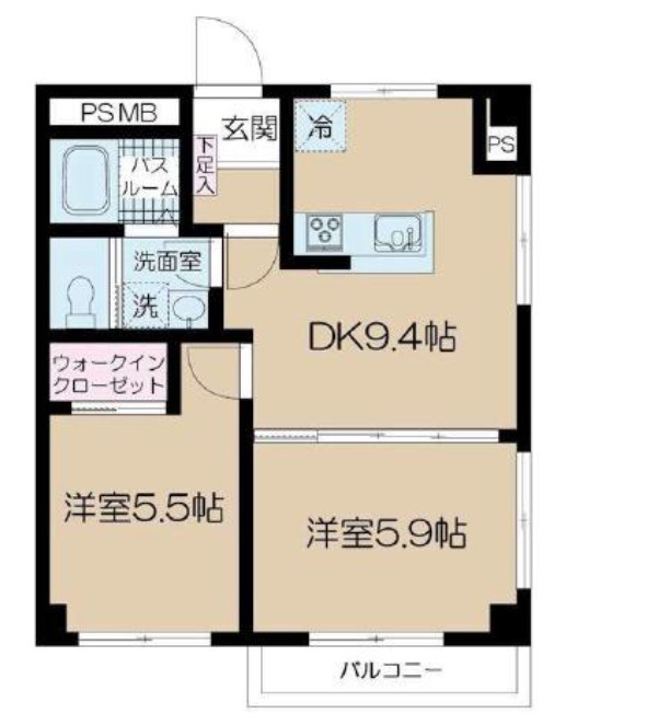 東京都葛飾区柴又3丁目　一棟マンション　満室稼働中の間取り