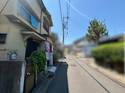 【前面道路含む現地写真】 | 高槻市東五百住町2丁目　売土地