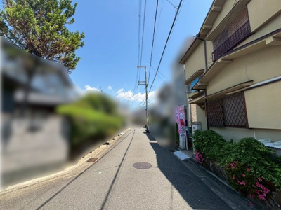 【前面道路含む現地写真】 | 高槻市東五百住町2丁目　売土地