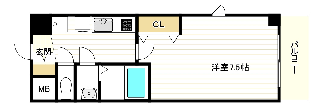 D-FLAT Nagahashiの間取り