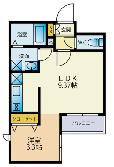 【間取り】 | シュルーク藤崎　プライスホームなら仲介手数料０円！