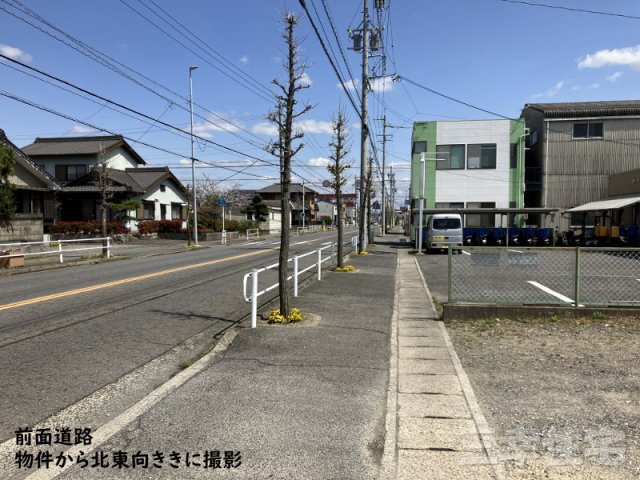 碧南市日進町の前面道路含む現地写真|協定地