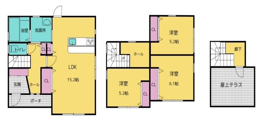 岩出市西安上・中古戸建・114905の間取り