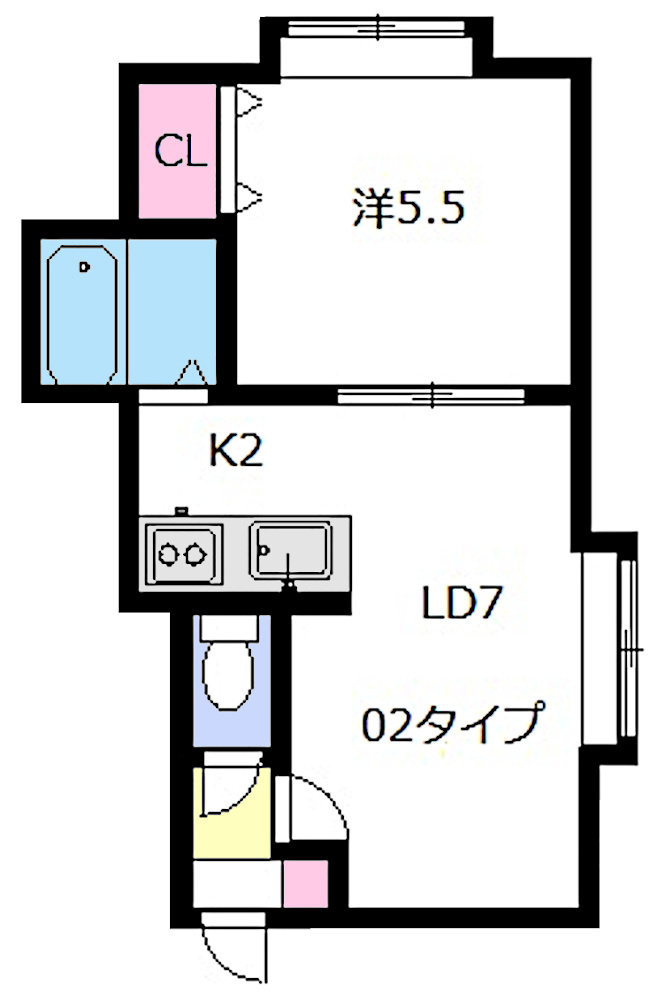 DOME COURTの間取り