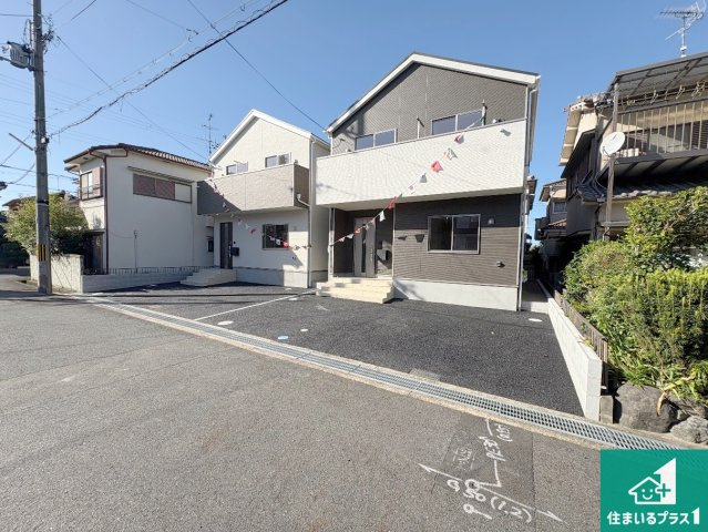 城陽市寺田今橋　第5期　新築一戸建ての外観|お客様に長く安心して住んでいだだける事にこだわった家づくり！住んでからのアフターサービスにもしっかりと取り組んでいます！