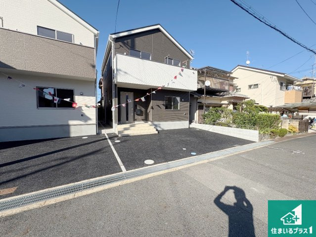 城陽市寺田今橋　第5期　新築一戸建ての外観|安心の10年保証！外観を美しく保ち、雨水で汚れを落とします！気になることがありましたら、お気軽にお問い合わせください！