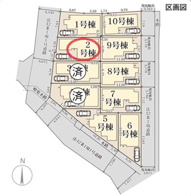 【区画図】 | リーブルガーデン尼崎市西昆陽２期 | 区画図
