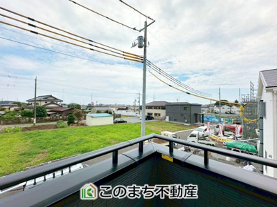 【展望】 | LiveleGarden.S鹿沼市千渡第8　4号棟 | 前面道路が広いので、陽当り・解放感◎になっております！
