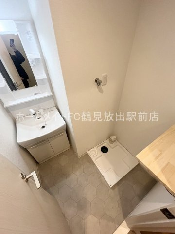 AILE東中浜の洗面所