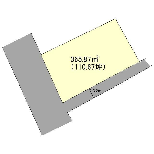 庄内町3丁目の区画図