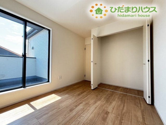 本庄市見福　17期　新築一戸建て　ずっとプラス　02の子供部屋|クローゼットタイプの収納は
どこに何があるか一目でわかるので便利ですよね♪