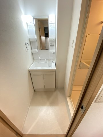 大阪市浪速区恵美須西３丁目の賃貸マンションの洗面所