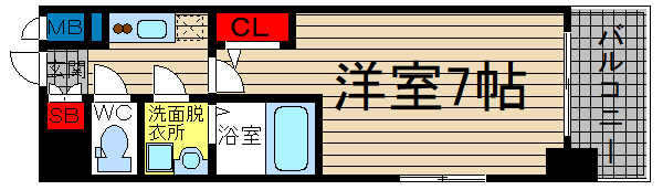 S-FORT大正リヴィエールの間取り