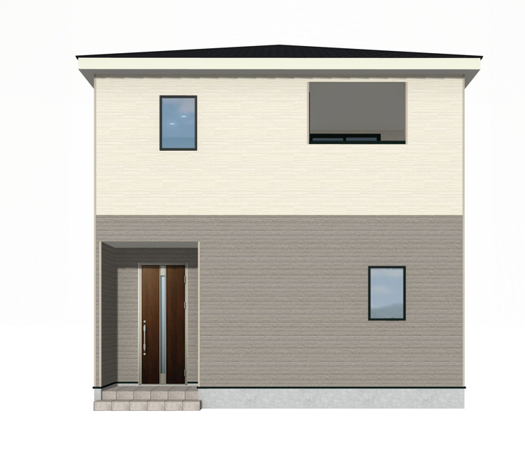 上里町勅使河原第17（全7棟）2号棟の外観パース|外観パースです