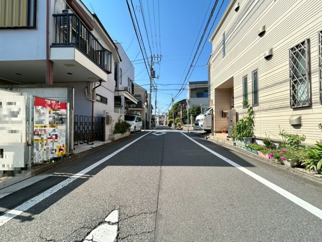 杉並区成田東2丁目　新築戸建　全2棟の前面道路含む現地写真|現地写真
