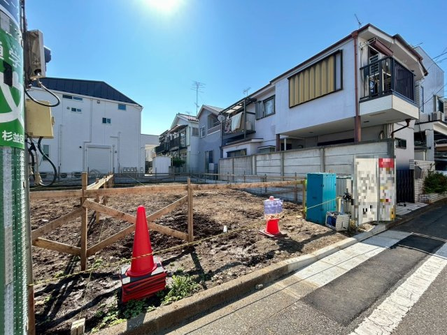 杉並区成田東2丁目　新築戸建　全2棟の前面道路含む現地写真|現地写真